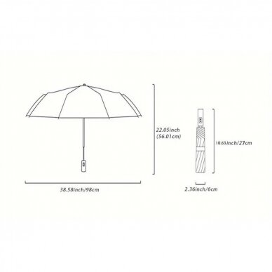 Automatiškai sulankstomas skėtis 1
