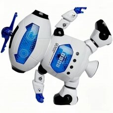 Muzikinis vaikščiojantis šokantis robotas