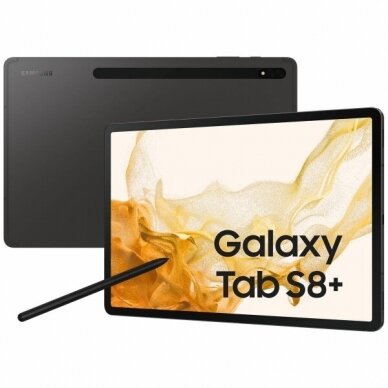 Planšetė Samsung Galaxy Tab S8+ 5G SM-X806B 12,4" Grafito