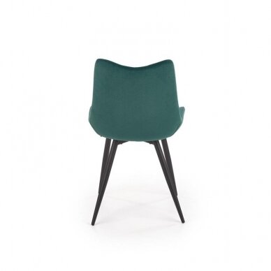 Tamsiai žalia kėdė 6